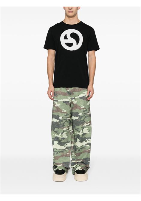 t-shirt con logo unisex nero in cotone ACNE STUDIOS | CL0265900
